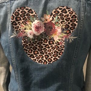 Minnie Appliquéd Denim Jacket